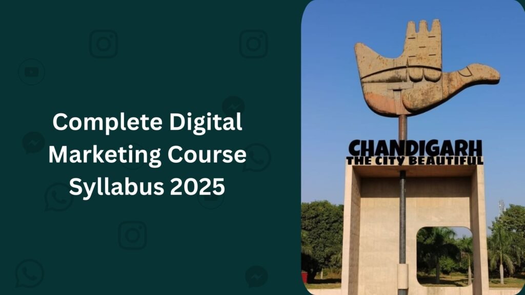 digital marketing course syllabus